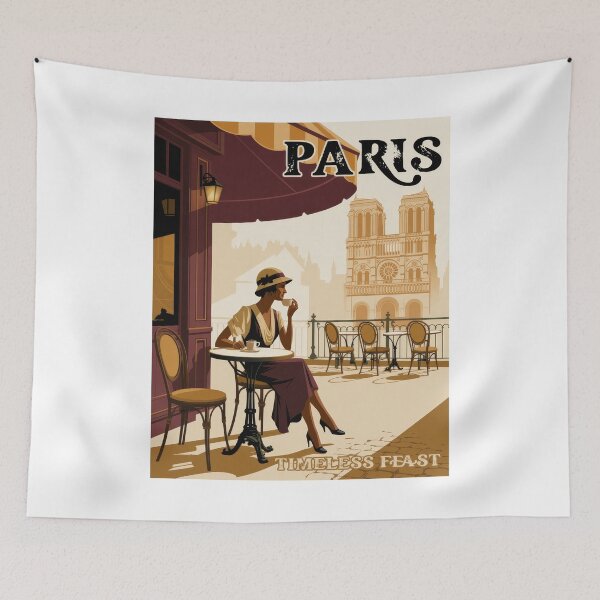 Item preview, Vintage Literary Paris Poster | 1920s Retro Art Deco Print designed and sold by pod24.