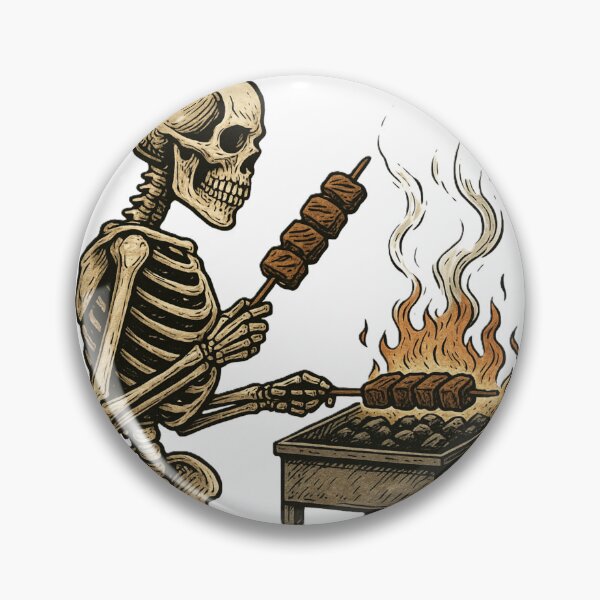 Item preview, Skeleton BBQ – Grilling Till Death designed and sold by LaBottDiPonga.