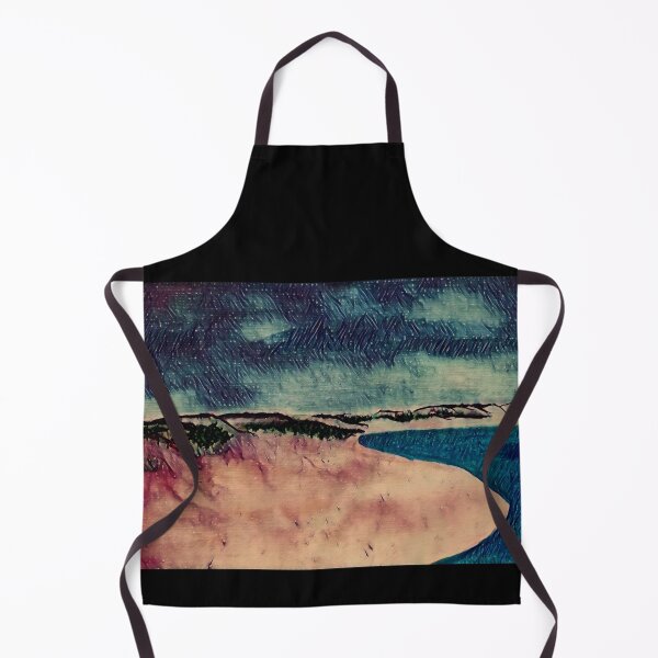 Item preview, Tranquil Beach: Bold abstract geometric landscape designed and sold by Art-by-Nade.