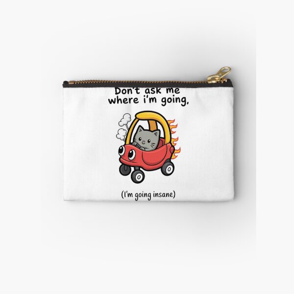 Item preview, Funny Cat Going Insane Meme Cartoon designed and sold by MonkiFlipp.