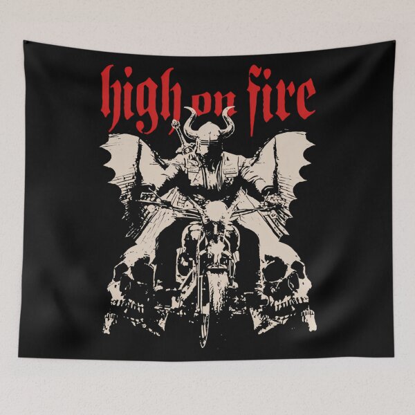 Item preview, Metal Fury Heavy Band Vintage Music Flames in Forged designed and sold by SaltySourDesig.