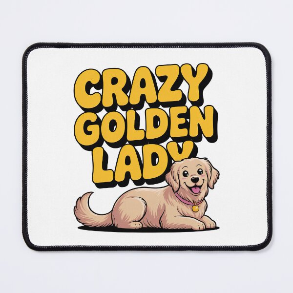 Item preview, Crazy Golden Retriever Lady designed and sold by graphic-genie.