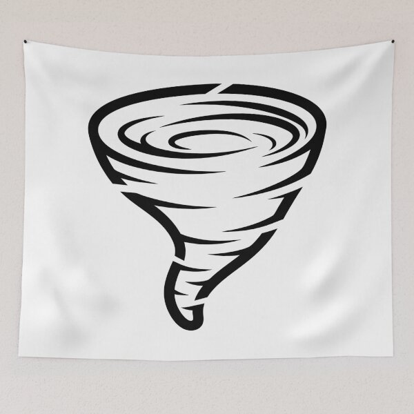 Item preview, Tornado Swirl Hurricane Storm Illustration designed and sold by AFernandesDSG.