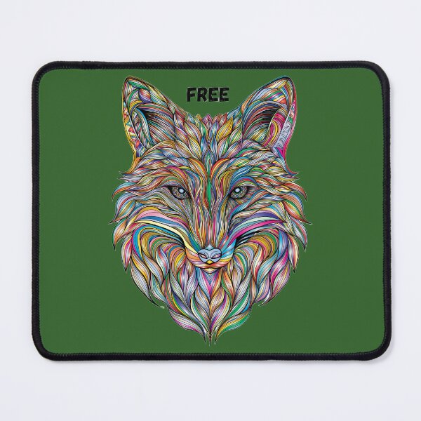 Item preview, Psychedelic Wolf – the Living Valor of Abstraction designed and sold by Studio Yvonne .