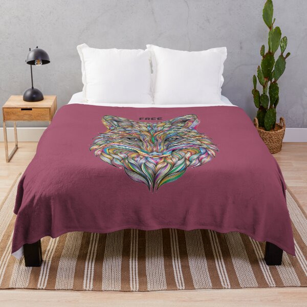 Item preview, Psychedelic Wolf – the Living Valor of Abstraction designed and sold by Studio Yvonne .