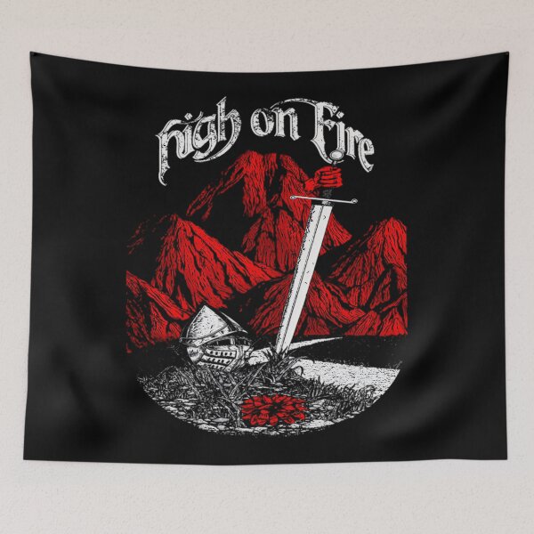 Item preview, Heavy in Band Fury Vintage Forged Music Metal Flames designed and sold by SaltySourDesig.