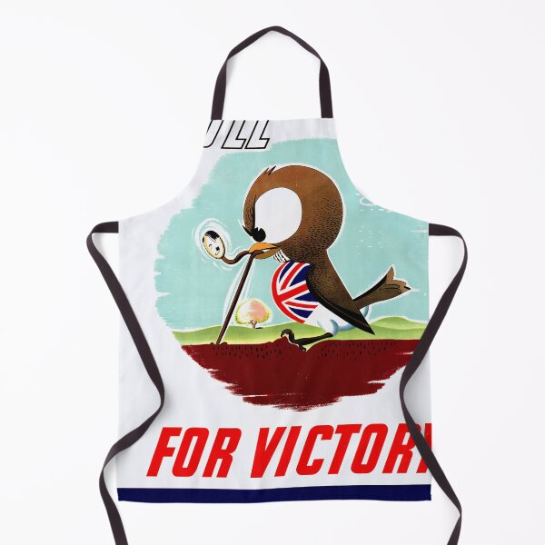 Item preview, Vintage WWII British Propaganda Poster | Cartoon Bird & Union Jack | Pull for Victory Art Print | War Savings Certificates designed and sold by artofuniverse.