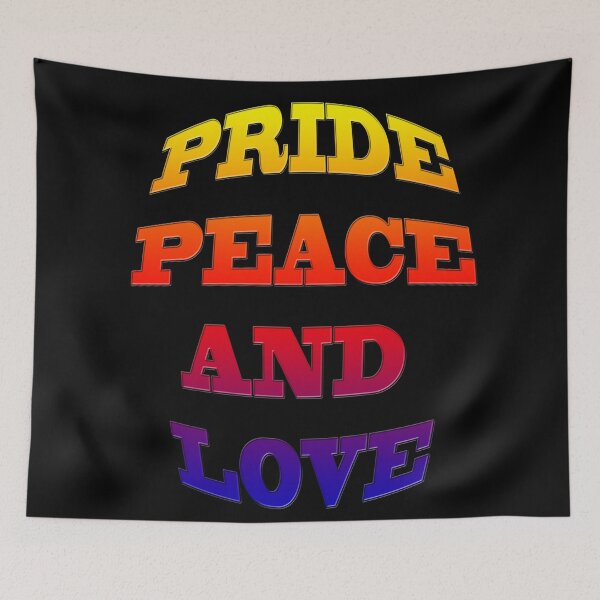 Item preview, Pride peace and love designed and sold by Astralia.