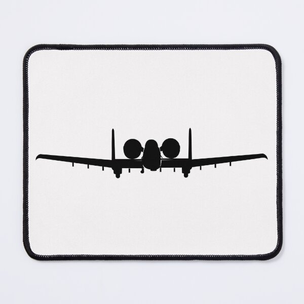 Item preview, Aircraft - USAF - A-10 Thunderbolt II - Front - Silhouette X 300 designed and sold by Military Insignia Products.