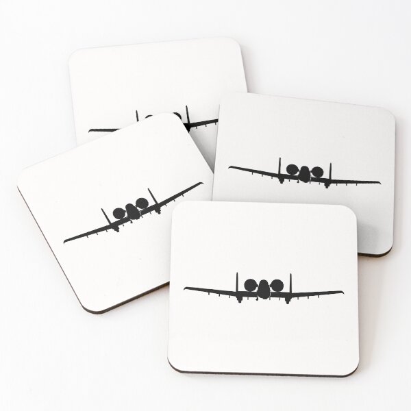 Item preview, Aircraft - USAF - A-10 Thunderbolt II - Front - Silhouette X 300 designed and sold by Military Insignia Products.