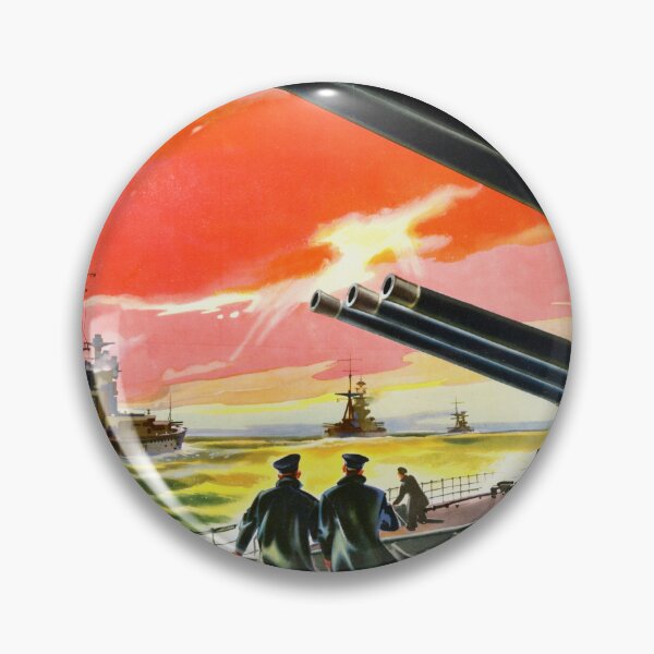 Item preview, WWII British Propaganda Poster | Dramatic Naval Scene at Sunset | Trust the Navy & Save with Savings Certificates designed and sold by artofuniverse.
