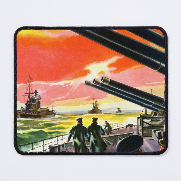 Item preview, WWII British Propaganda Poster | Dramatic Naval Scene at Sunset | Trust the Navy & Save with Savings Certificates designed and sold by artofuniverse.