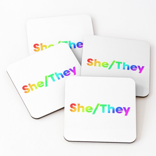 Item preview, She/They designed and sold by GeoGoose.