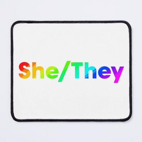 Item preview, She/They designed and sold by GeoGoose.