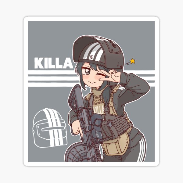 Aperçu de l'œuvre Autocollant pour affiche du jeu Killa de l'anime Escape From Tarkov créée et vendue par Uh-Noodle.