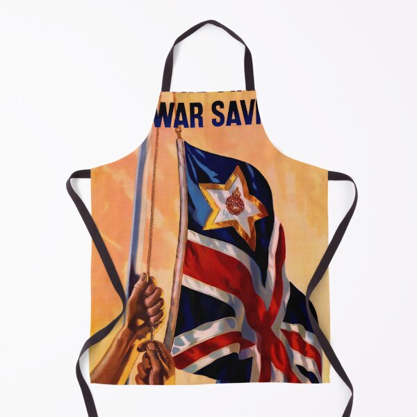 Item preview, Vintage WWII Propaganda Poster | Union Jack Flag | Raise the Standard of War Savings | Patriotic British Art Print designed and sold by artofuniverse.