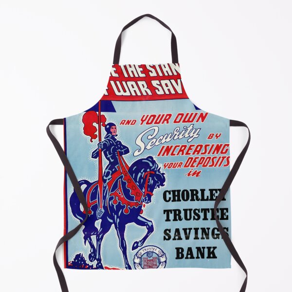 Item preview, Vintage Propaganda Art Poster | Knight on Horseback | War Savings Promotion | World War II Era | Patriotic & Financial Security designed and sold by artofuniverse.
