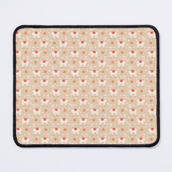 Item preview, Cute Llama Pattern – Kawaii Llamas with Stars Seamless Design designed and sold by WojcikDesigners.