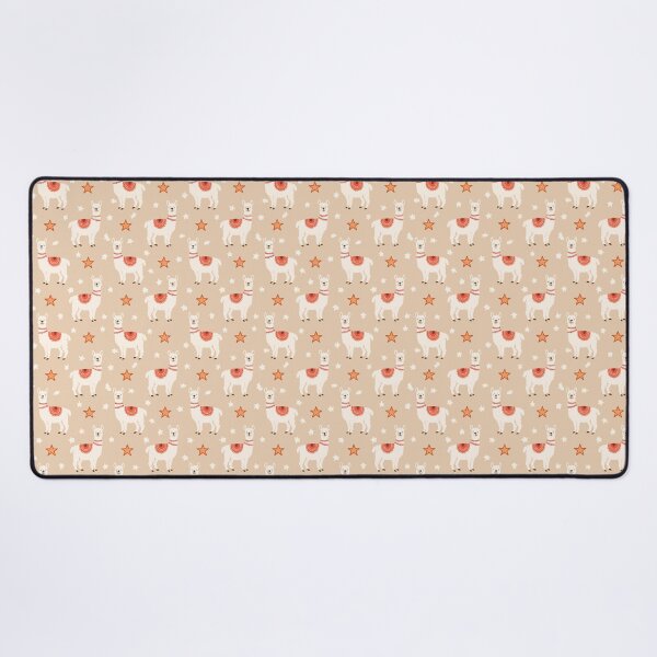 Item preview, Cute Llama Pattern – Kawaii Llamas with Stars Seamless Design designed and sold by WojcikDesigners.