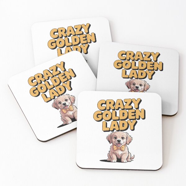 Item preview, Crazy Golden Retriever Lady designed and sold by graphic-genie.