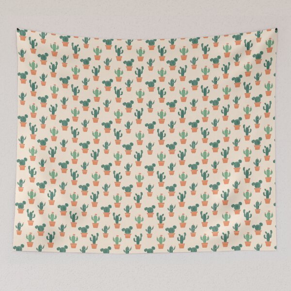 Item preview, Cactus Pattern – Desert Plants Seamless Design designed and sold by WojcikDesigners.