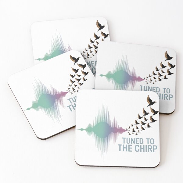 Item preview, Feathered Frequency Soundwave to Birds Graphic designed and sold by GenNextPrint.
