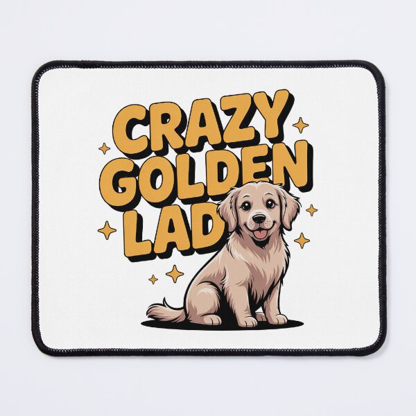 Item preview, Crazy Golden Retriever Lady designed and sold by graphic-genie.