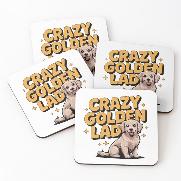 Item preview, Crazy Golden Retriever Lady designed and sold by graphic-genie.