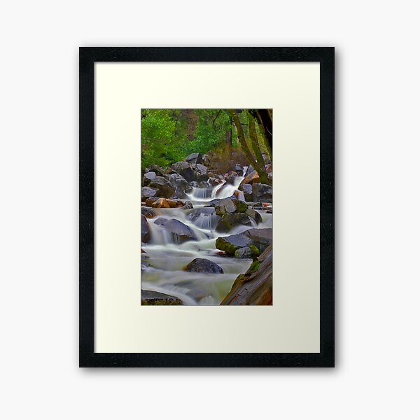 Bridal Veil Creek Framed Art Print