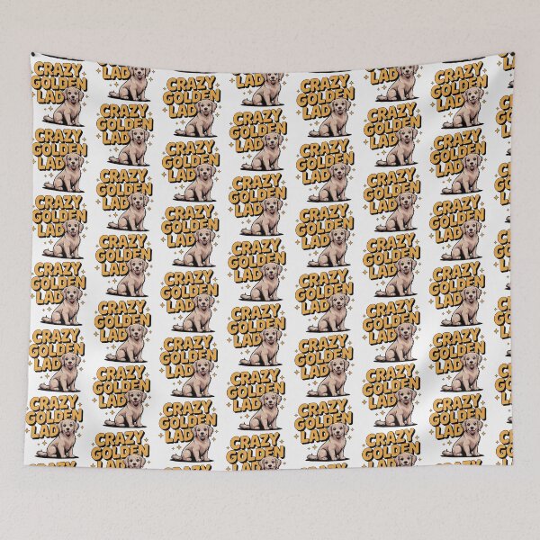 Item preview, Crazy Golden Retriever Lady designed and sold by graphic-genie.
