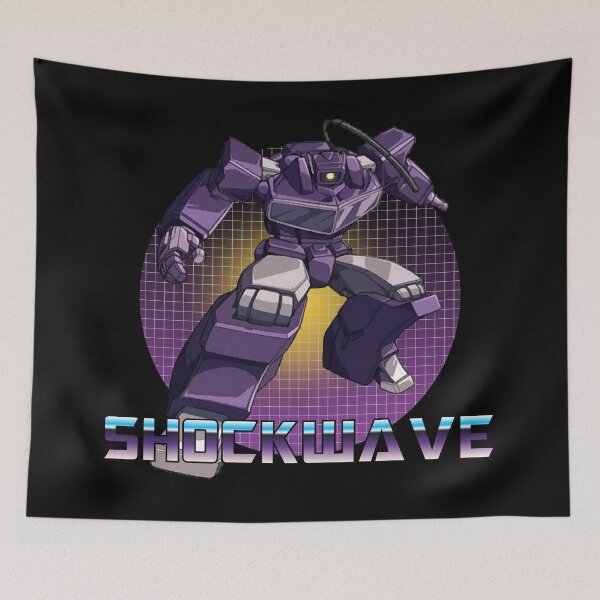 Item preview, Shockwave G1 Vintage Sci-Fi Robot Artwork designed and sold by Retr0Tshirts.