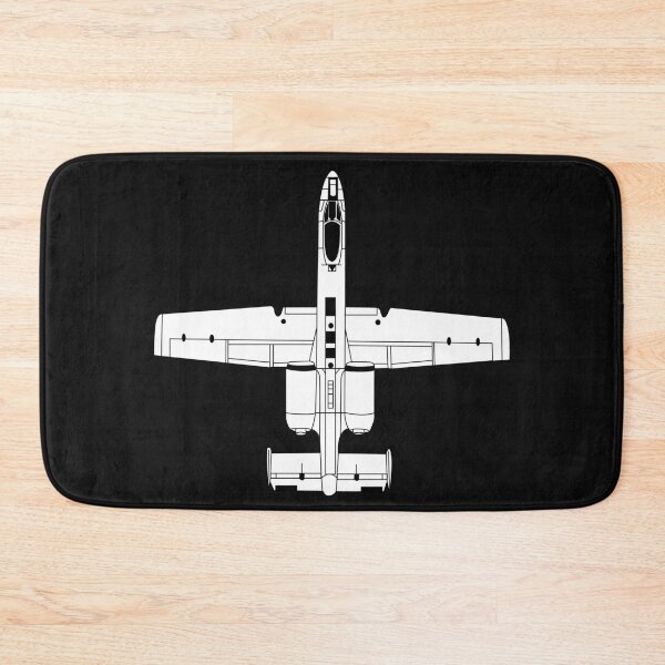 Item preview, Aircraft - USAF - A-10 Thunderbolt II - Top - BW X 300 designed and sold by Military Insignia Products.