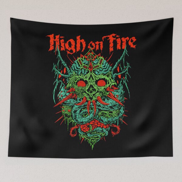 Item preview, Fury Music Flames Metal Vintage Forged Band Heavy in designed and sold by SaltySourDesig.