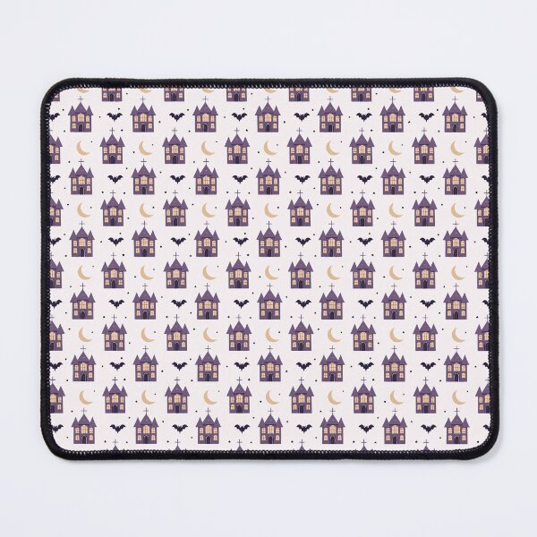Item preview, Haunted House Pattern – Spooky Cute Seamless Halloween Design Inspired by Wednesday Aesthetic designed and sold by WojcikDesigners.