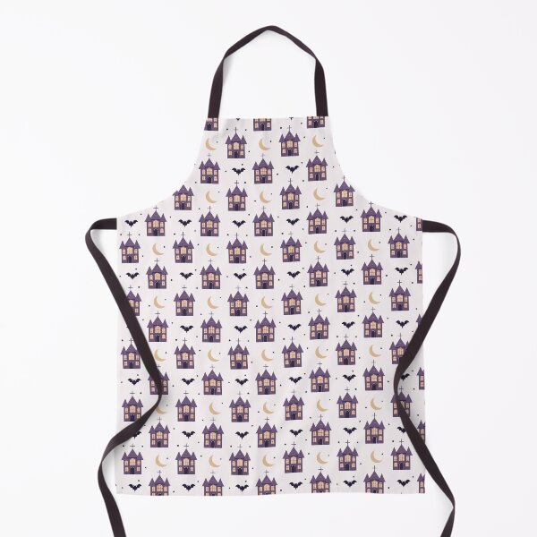 Item preview, Haunted House Pattern – Spooky Cute Seamless Halloween Design Inspired by Wednesday Aesthetic designed and sold by WojcikDesigners.