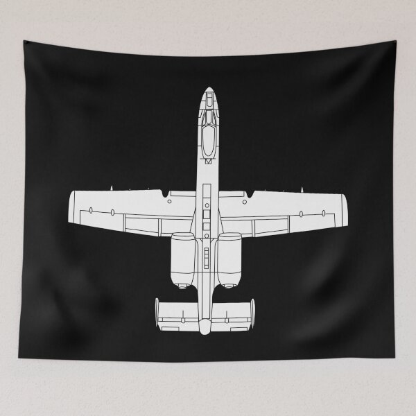 Item preview, Aircraft - USAF - A-10 Thunderbolt II - Top - LA X 300 designed and sold by Military Insignia Products.