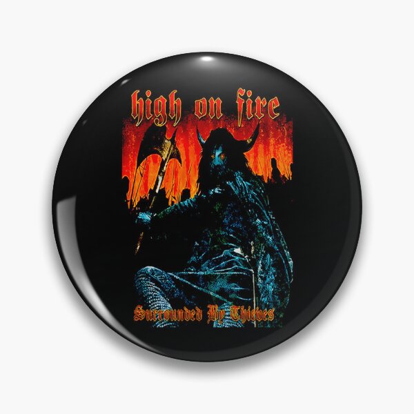 Item preview, in Band Flames Fury Heavy Music Forged Vintage Metal designed and sold by SaltySourDesig.