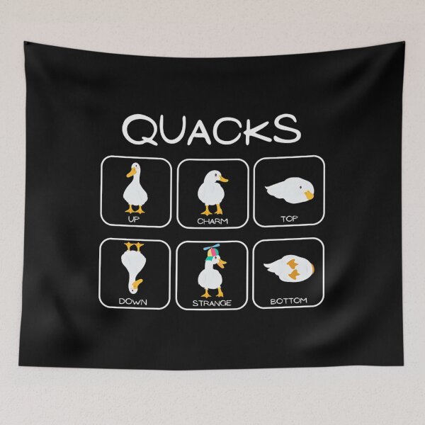 Item preview, Quacks Subatomic Particles Pun designed and sold by JeffreyRiddl.