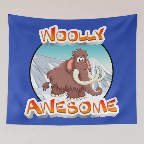 Item preview, Wooly Mammoth Awesome Ice Age Art designed and sold by Retr0Tshirts.