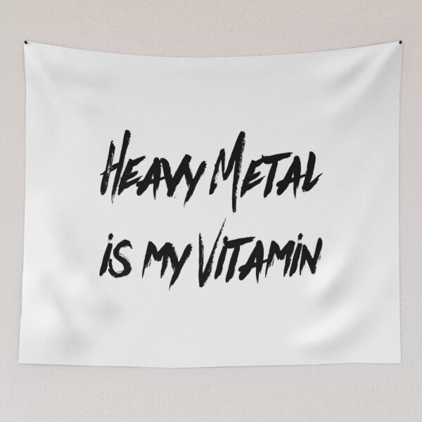 Item preview, Heavy Metal Is My Vitamin designed and sold by DONUGUSTYN.