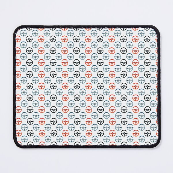 Item preview, Racing Steering Wheel Seamless Pattern – Motorsport F1-Core Design designed and sold by WojcikDesigners.