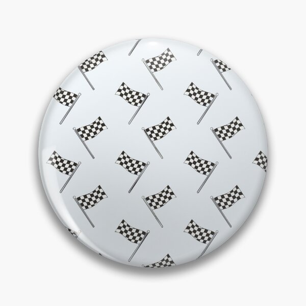 Item preview, Racing Checkered Flag Seamless Pattern – Motorsport Finish Line Design designed and sold by WojcikDesigners.