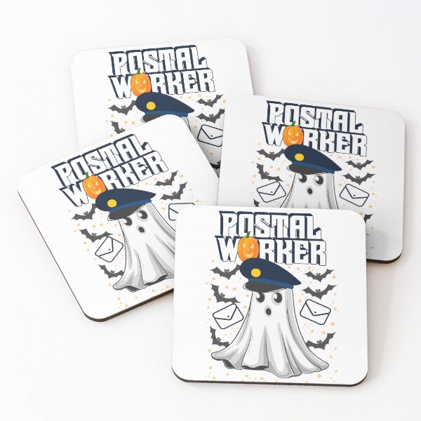 Item preview, Postal Worker Halloween Ghost – Spooky Mail Carrier Design designed and sold by ArtsyExplorer.