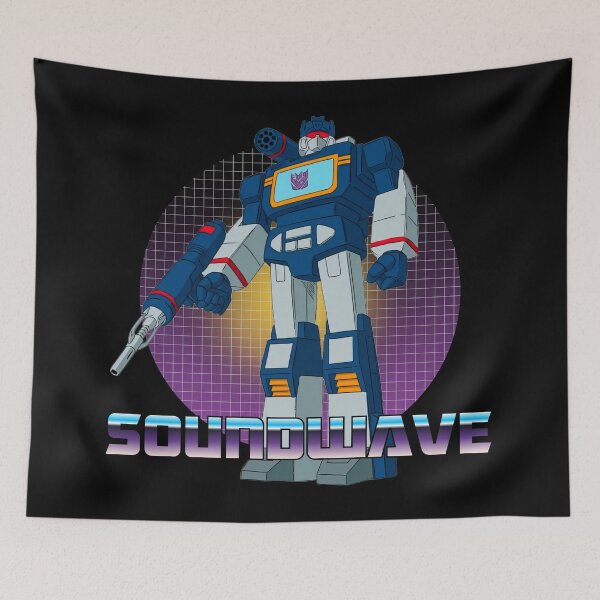 Item preview, Soundwave G1 Classic Retro Robot Artwork designed and sold by Retr0Tshirts.