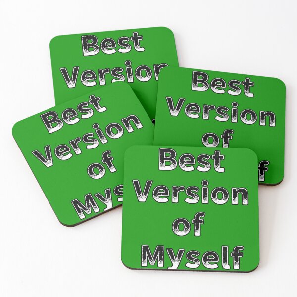 Item preview, Best Version of Myself motivational quote design  designed and sold by Swati's Digital Den.