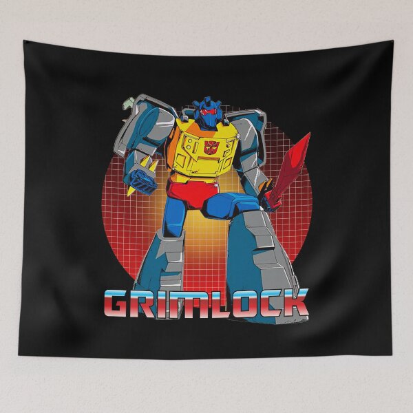 Item preview, Grimlock G1 Robot Dinosaur Vintage V2 designed and sold by Retr0Tshirts.