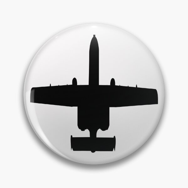 Item preview, Aircraft - USAF - A-10 Thunderbolt II - Top - Silhouette X 300 designed and sold by Military Insignia Products.