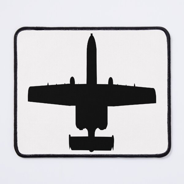 Item preview, Aircraft - USAF - A-10 Thunderbolt II - Top - Silhouette X 300 designed and sold by Military Insignia Products.