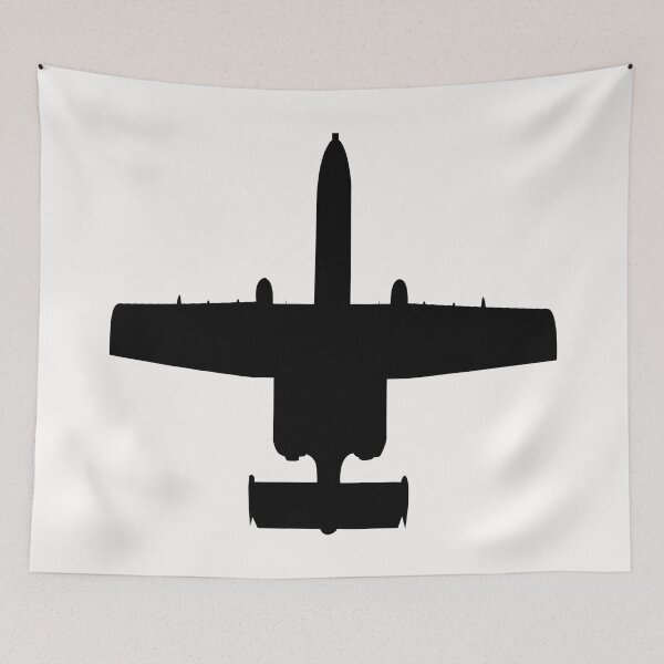 Item preview, Aircraft - USAF - A-10 Thunderbolt II - Top - Silhouette X 300 designed and sold by Military Insignia Products.