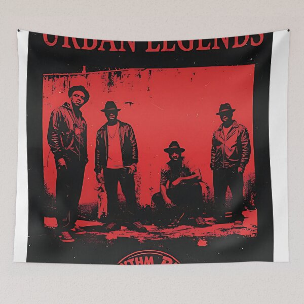 Item preview, Urban Legends – Retro Street Vibe Music Poster Design designed and sold by Rassrus.